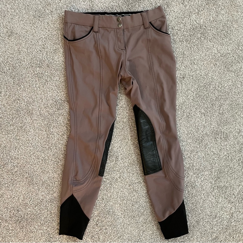 GhoDho Women's Size 30 Equestrian Pants Deep Orchid Vela Riding Breeches